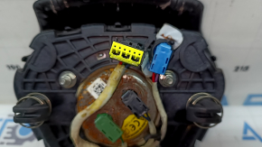 Airbag în volanul șoferului BMW X7 G07 19-26, negru, zgâriat, cutie de viteze ruginită