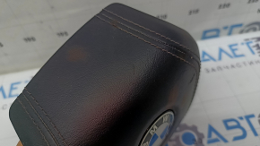 Airbag în volanul șoferului BMW X7 G07 19-26, negru, zgâriat, cutie de viteze ruginită