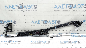 Ornament panou față dreapta BMW X7 G07 19-22 lemn de frasin lucios, cu faruri