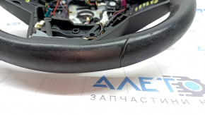 Volan nefinisat BMW X7 G07 19-22, piele neagră cu padele încălzite pentru schimbător de viteze, asistență la condus, sport, cu cablaj, uzat, zgârieturi, necesită curățare