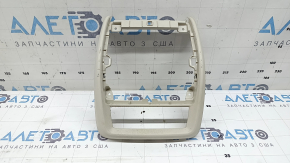 Ornament consolă centrală spate superioară BMW X7 G07 19-26 Elfenbein-Weiss pentru 6 locuri, uzat