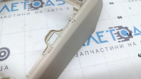 Ornament consolă centrală spate superioară BMW X7 G07 19-26 Elfenbein-Weiss pentru 6 locuri, uzat