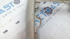 Ornament consolă centrală spate superioară BMW X7 G07 19-26 Elfenbein-Weiss pentru 6 locuri, uzat