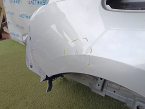 Четверть крыло задняя правая Chevrolet Volt 16-19 отпилена с центральной стойкой, серебро, тычки