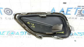 Ramă proiectoare ceață dreapta pentru Jeep Cherokee KL 19-23 cu ramă și bare de protecție cromate