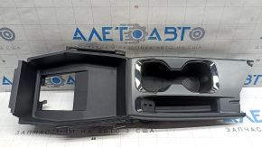 Ornament consolă centrală Chevrolet Equinox EV 24-26 cu suporturi pentru pahare, negru, zgârieturi minore pe crom