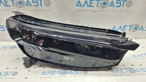 Ansamblu far față dreapta Honda CRV 23-26 LED cu bandă neagră lucioasă, un singur suport după reparație, zgârietură