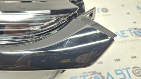 Ansamblu far față dreapta Honda CRV 23-26 LED cu bandă neagră lucioasă, un singur suport după reparație, zgârietură