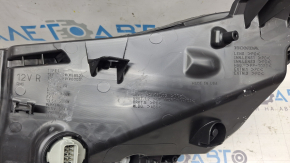 Ansamblu far față dreapta Honda CRV 23-26 LED cu bandă neagră lucioasă, un singur suport după reparație, zgârietură