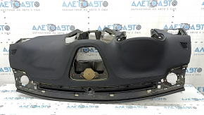 Panoul de bord frontal cu AIRBAG Jeep Cherokee KL 19-19 este negru, suporturile conductelor de aer sunt sparte
