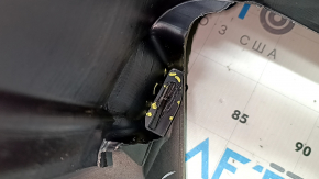 Panoul de bord frontal cu AIRBAG Jeep Cherokee KL 19-19 este negru, suporturile conductelor de aer sunt sparte