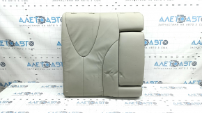 Spătar banchetă dreapta spate Toyota Camry v40 07-09, piele bej, cu cotieră, șifonată, se poate curăța chimic, lovituri pe cotieră