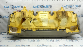 Pernă banchetă spate pentru Toyota Camry v40 07-09, piele gri, reglabilă, șifonată, necesită curățare, uzată, crăpată, zgârieturi