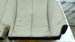 Pernă banchetă spate pentru Toyota Camry v40 07-09, piele gri, reglabilă, șifonată, necesită curățare, uzată, crăpată, zgârieturi