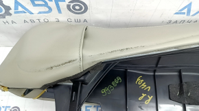 Perne laterale banchetă dreapta spate pentru Toyota Camry V40 07-09, piele bej, curățabile chimic, lovite