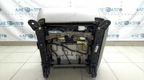 Scaun șofer Toyota Camry v40 07-09 cu airbag, piele bej, electric, încălzit, curățabil chimic, piele crăpată