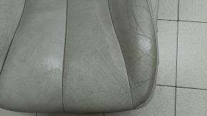 Scaun șofer Toyota Camry v40 07-09 cu airbag, piele bej, electric, încălzit, curățabil chimic, piele crăpată