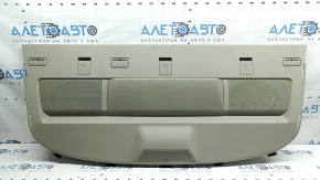 Полка задняя Toyota Camry v40 07-11 hybrid, бежевая, со стоп-сигналом, царапины, под химчистку
