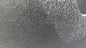 Ornament ușă, spate stânga, Chevrolet Equinox EV 24-26, negru, inserție superioară, piele neagră, cotieră din cauciuc negru, mâner cromat, cu iluminare din spate, fără butoane și cablaje, zgârieturi
