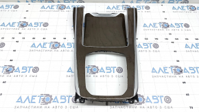 Ornamente consolă centrală BMW X7 G07 19-22, lemn de frasin, lucios, cu iluminare din spate, zgârieturi