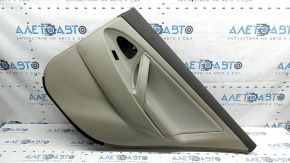 Ornament ușă, placă spate dreapta, Toyota Camry v40 07-11, bej cu maro, inserție din plastic, cotiera din piele bej, se poate curăța chimic, plasticul s-a albit, zgâriat