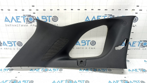Ornament stâlp spate stânga Jeep Cherokee KL 19-21 tip 2, negru, zgârieturi