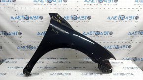 Aripă față dreapta Toyota Camry v40 07-11 neagră 202, zgârieturi, coroziune, lovituri, denivelări