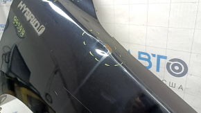 Aripă față dreapta Toyota Camry v40 07-11 neagră 202, zgârieturi, coroziune, lovituri, denivelări