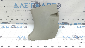 Ornament stâlp față stânga jos Toyota Camry v40 07-11 bej, zgârieturi, necesită curățare