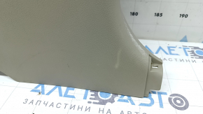 Накладка центральной стойки нижняя правая Toyota Camry v40 07-11 бежевая, побелел пластик, царапины