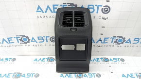 Ornament consolă centrală cu deflector de aer Jeep Cherokee KL 19-21 negru, zgârieturi