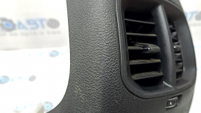 Ornament consolă centrală cu deflector de aer Jeep Cherokee KL 19-21 negru, zgârieturi