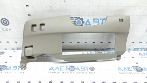 Ornamente bord pentru genunchi șofer Toyota Camry v40 07-11, bej, sub 2 butoane, zgârieturi