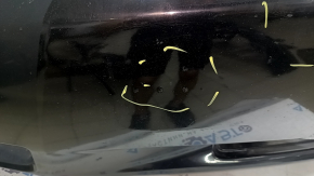 Bara față goală pentru Toyota Camry v40 07-09, neagră, uzată, găuri care nu sunt din fabrică, vopsea cu bășici, pânză de păianjen