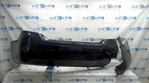 Bara spate netratată Toyota Camry v40 hibrid 07-11, neagră, zgârieturi, îndoire, crăpături, ruptă
