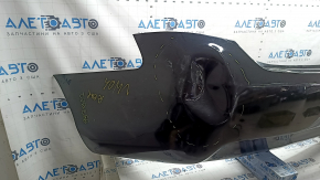 Bara spate netratată Toyota Camry v40 hibrid 07-11, neagră, zgârieturi, îndoire, crăpături, ruptă