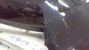 Bara spate netratată Toyota Camry v40 hibrid 07-11, neagră, zgârieturi, îndoire, crăpături, ruptă