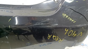 Bara spate netratată Toyota Camry v40 hibrid 07-11, neagră, zgârieturi, îndoire, crăpături, ruptă