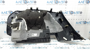 Ornament arc dreapta Jeep Cherokee KL 19-23 negru, din fetru, sub capacul electric, zgârieturi, plastic alb, necesită curățare