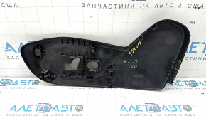Ornament scaun pasager dreapta pentru Jeep Cherokee KL 16-23, negru, vopsit electric, zgârieturi, plastic alb