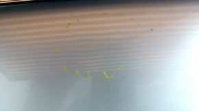 Capotă nefinisată Toyota Prius 50 Prime 17-22 aluminiu, argintiu 1F7, denivelări, coroziune a cârligului de blocare a capotei, în lipici