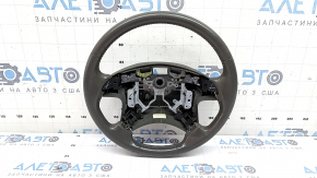 Руль голый Toyota Camry v40 07-11 кожа, коричневый, без накладки, без управления круизом, потерт, царапины