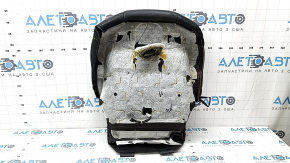 Tapițerie pernă scaun șofer pentru Jeep Cherokee KL 19-23, piele neagră, perforată, pentru ventilație, încălzită, piele crăpată, necesită curățare, element de fixare rupt