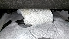 Tapițerie spătar scaun pasager Jeep Cherokee KL 19-22, piele neagră, perforată, ventilată, încălzită, zgârieturi