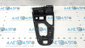 Ornamente consolă centrală Jeep Cherokee KL 19-23, negru lucios cu semnalizator, zgârieturi, strat umflat