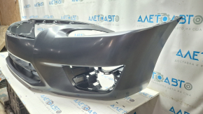 Бампер передний голый Nissan Altima 13-15 дорест, деформирован, царапины, скол