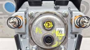 Подушка безопасности airbag в руль водительская Mitsubishi Outlander 22-26 черная, отошел хром, царапина