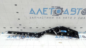 Накладка обшивки двери карточки задняя правая BMW X7 G07 19-25 под дерево ясень глянец с хром, с подсветкой, царапины
