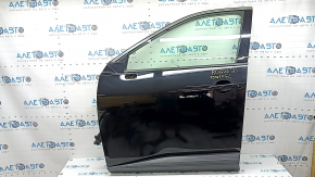 Дверь в сборе передняя левая Nissan Rogue 21-26 keyless. триплекс, уголок глянец, черный KH3, царапины на накладках