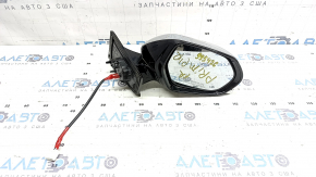 Зеркало боковое правое в сборе Toyota Prius 50 Prime 17-20 5 пинов, серебро, царапины